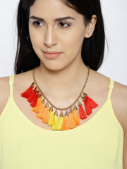 Sun-Kissed Tassel Necklace - ChicMela