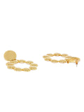 Gold Circular Earrings - ChicMela