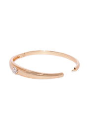 18k Gold plated Cubic Zirconia Cuff - ChicMela