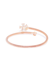 Floral Shaped Wraparound Cuff - ChicMela