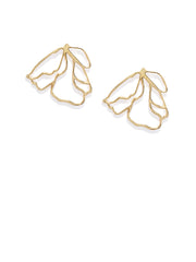 Anouk Oversized 18k Gold Plated Studs - ChicMela