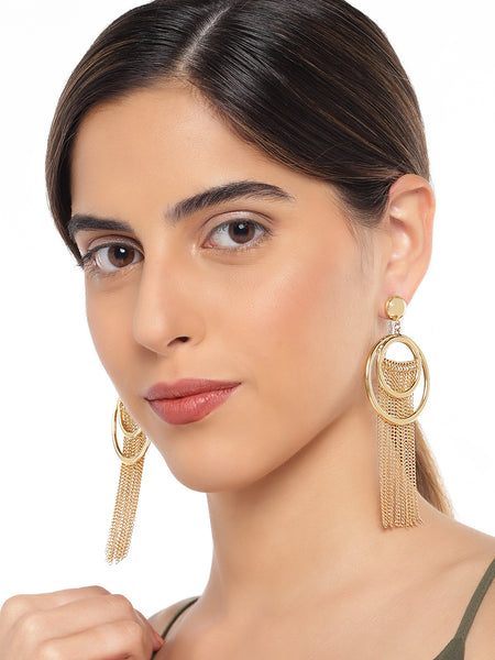 Circular Tassel Earrings - ChicMela