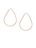 Teardrop Gold Hoops - ChicMela