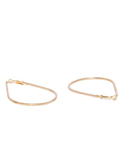 Teardrop Gold Hoops - ChicMela