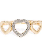 Solid Heart Shaped Cuff - ChicMela