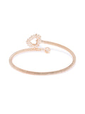 Rose Gold Heart Wraparound Cuff - ChicMela