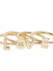 Love Ring Stack - ChicMela