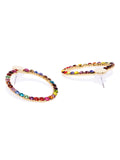 Rainbow Circular Earrings - ChicMela