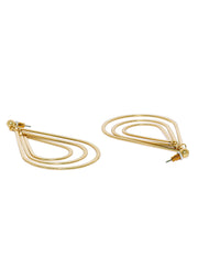 Peardrop Gold Earrings - ChicMela