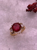 Classic Ruby Ring - ChicMela