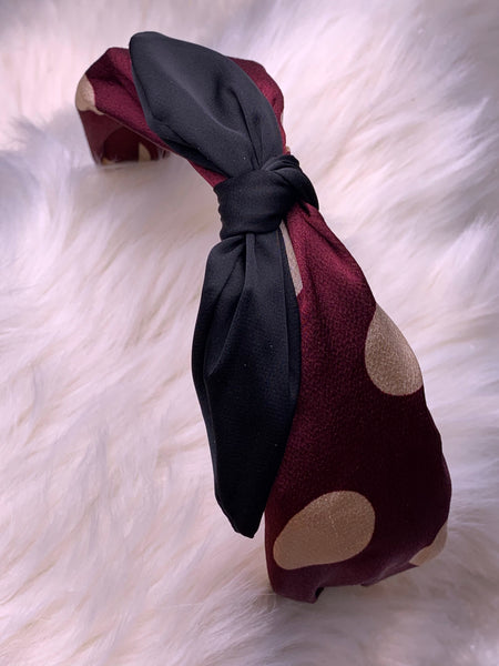 Vegan Handmade Polka Dot Hairband