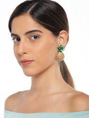 Pineapple Oversized Studs - ChicMela