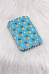 Tropical Vegan Pineapple Compact Mirror - ChicMela