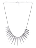 Silver Conical Necklace - ChicMela