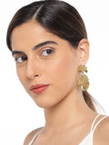 Textured Floral Earrings - ChicMela
